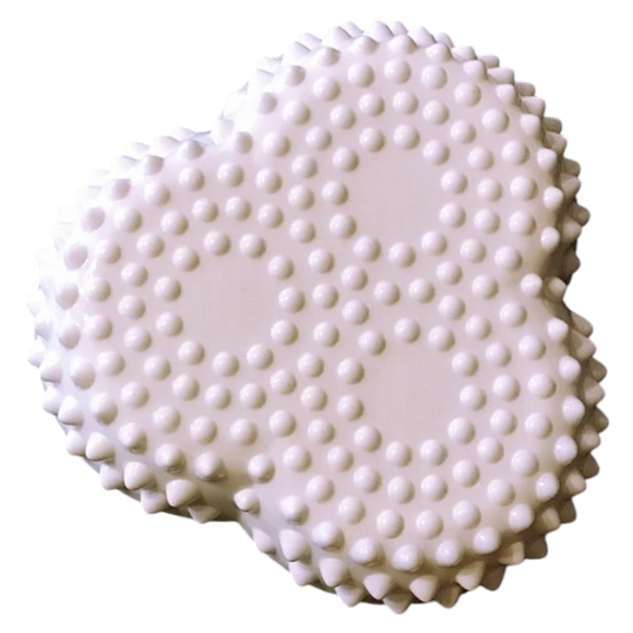 White Milk Glass Compote and Divided Dish - Picture 8 of 16